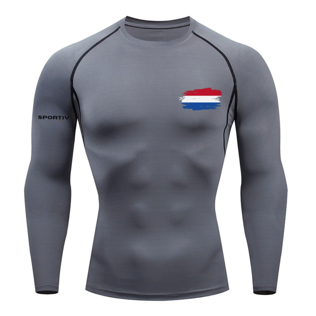 Netherlands Compression Long Sleeve