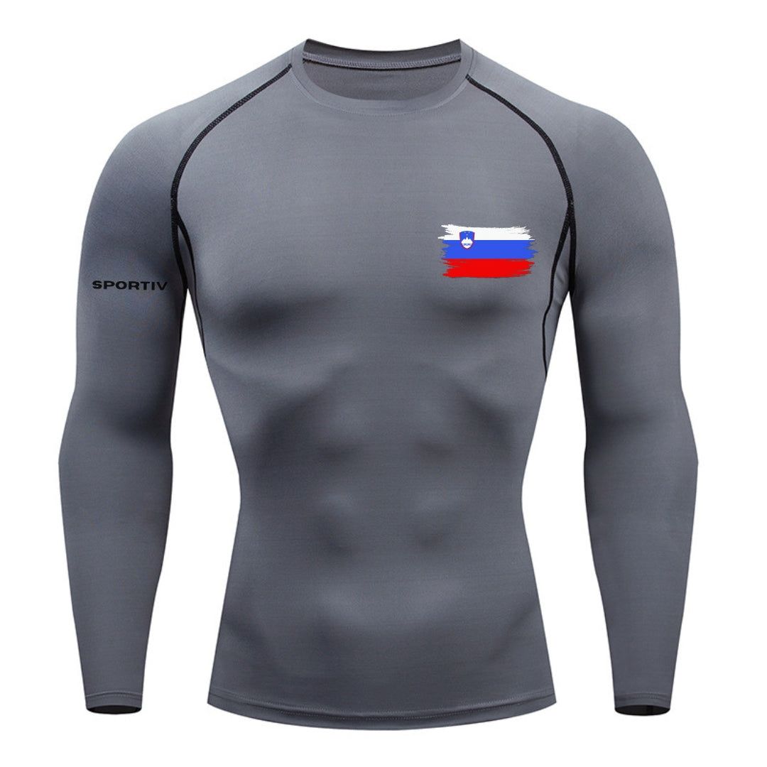 Slovenia Compression Long Sleeve