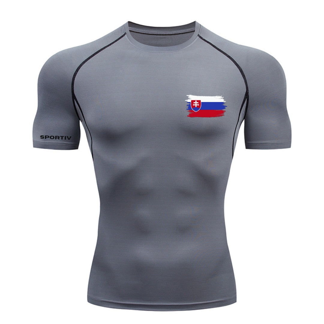 Slovakia Compression Shirt