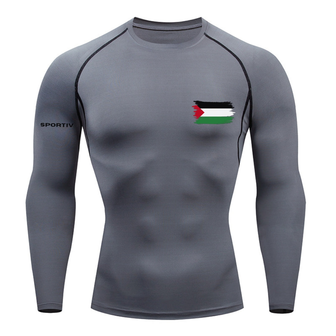 Palestine Compression Long Sleeve