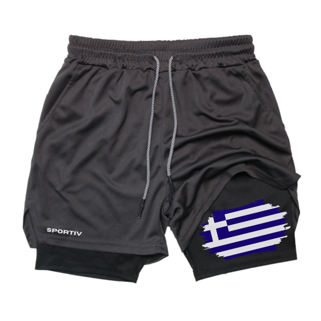 Greece Gym Shorts