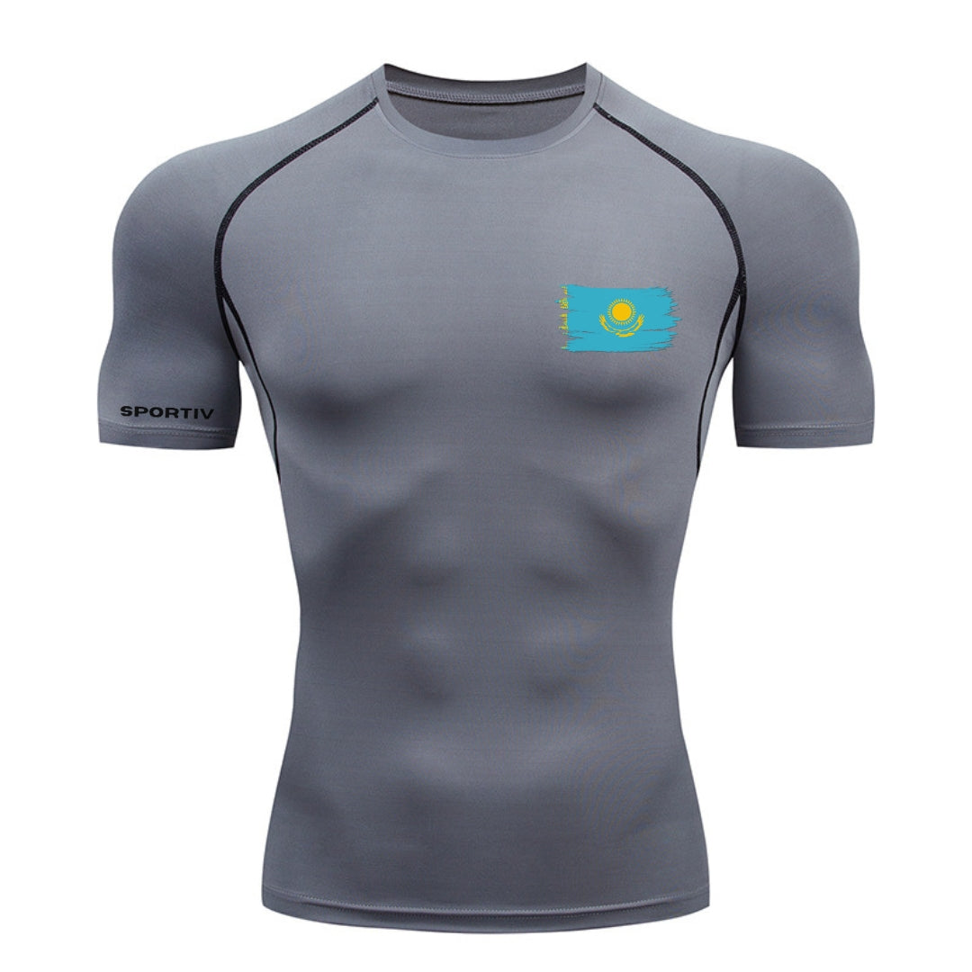 Kazakhstan Compression Shirt