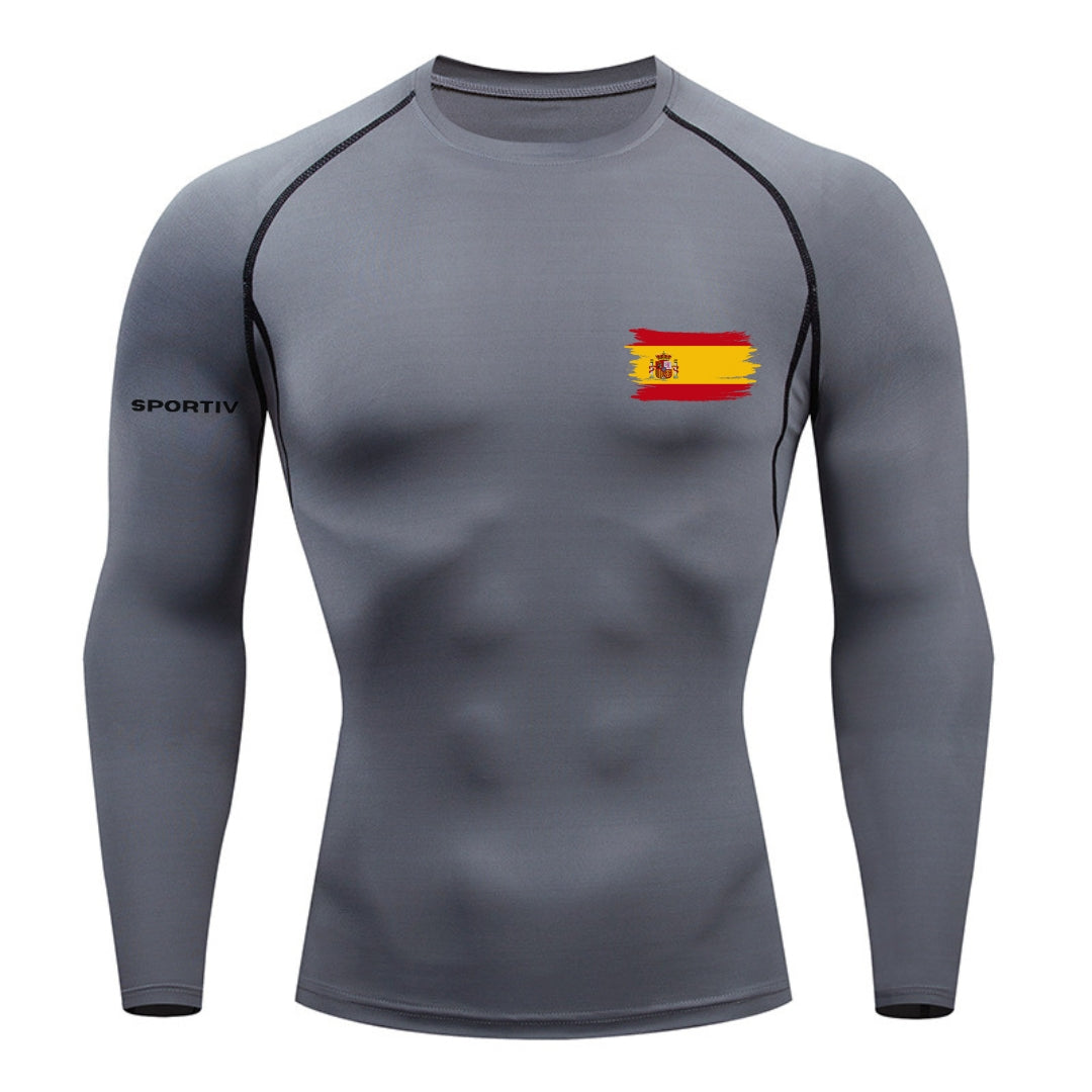 Spain Compression Long Sleeve