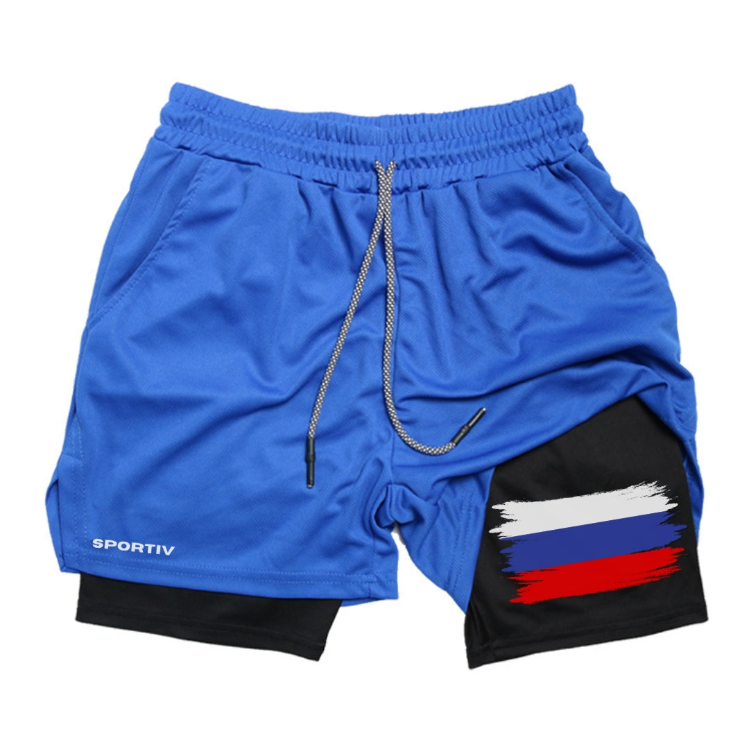 Russia Gym Shorts