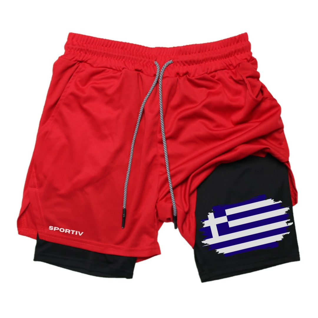 Greece Gym Shorts