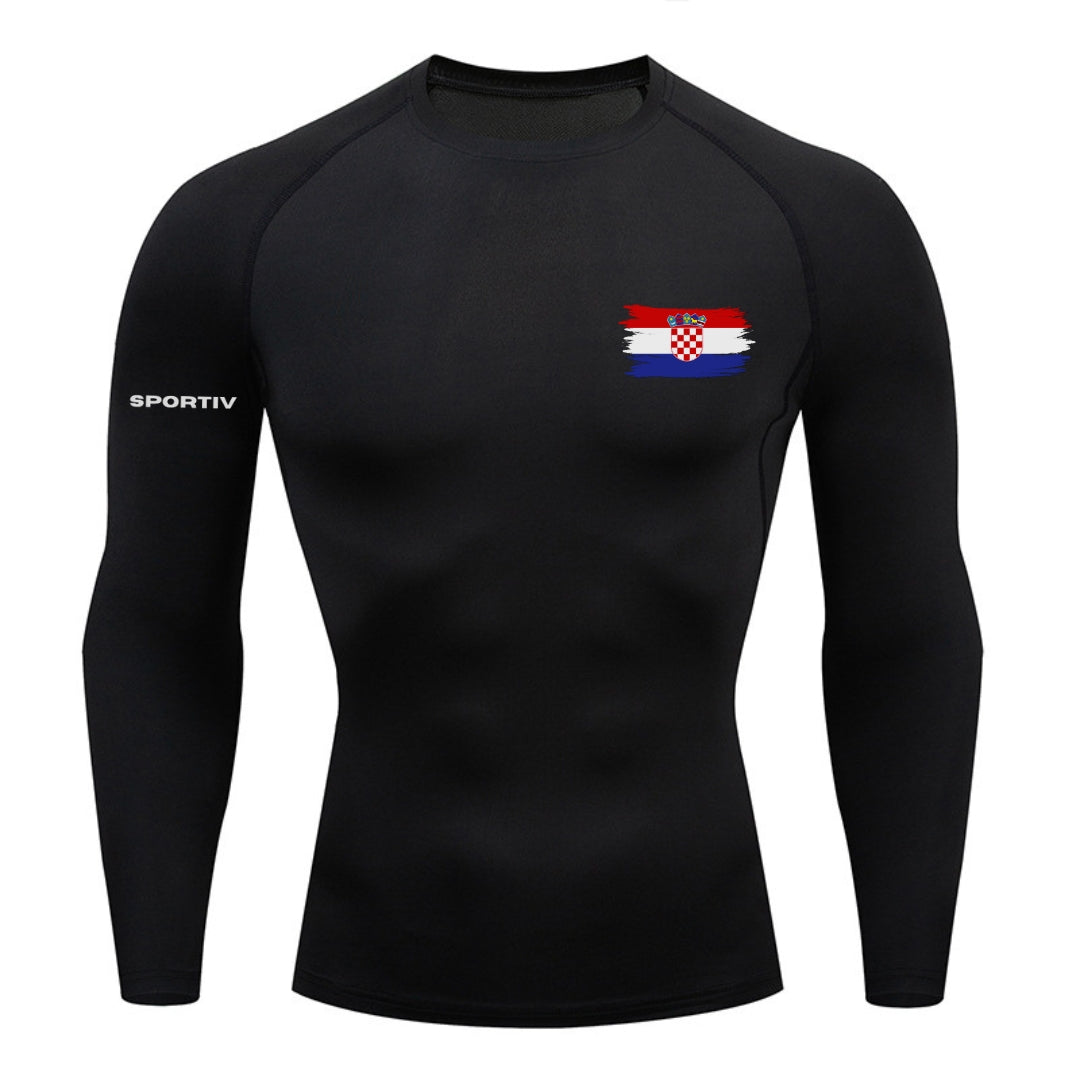 Croatia Compression Long Sleeve