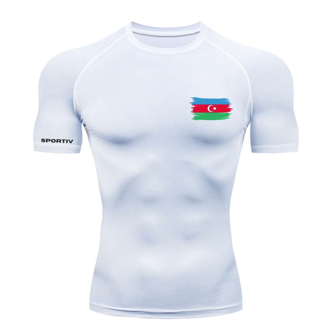 Azerbaijan Compression Shirt