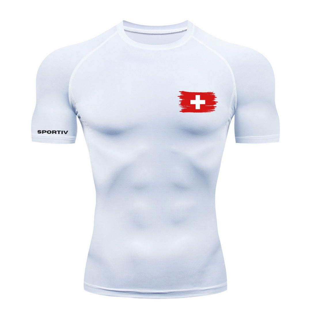 Switzerland Compression Shirt