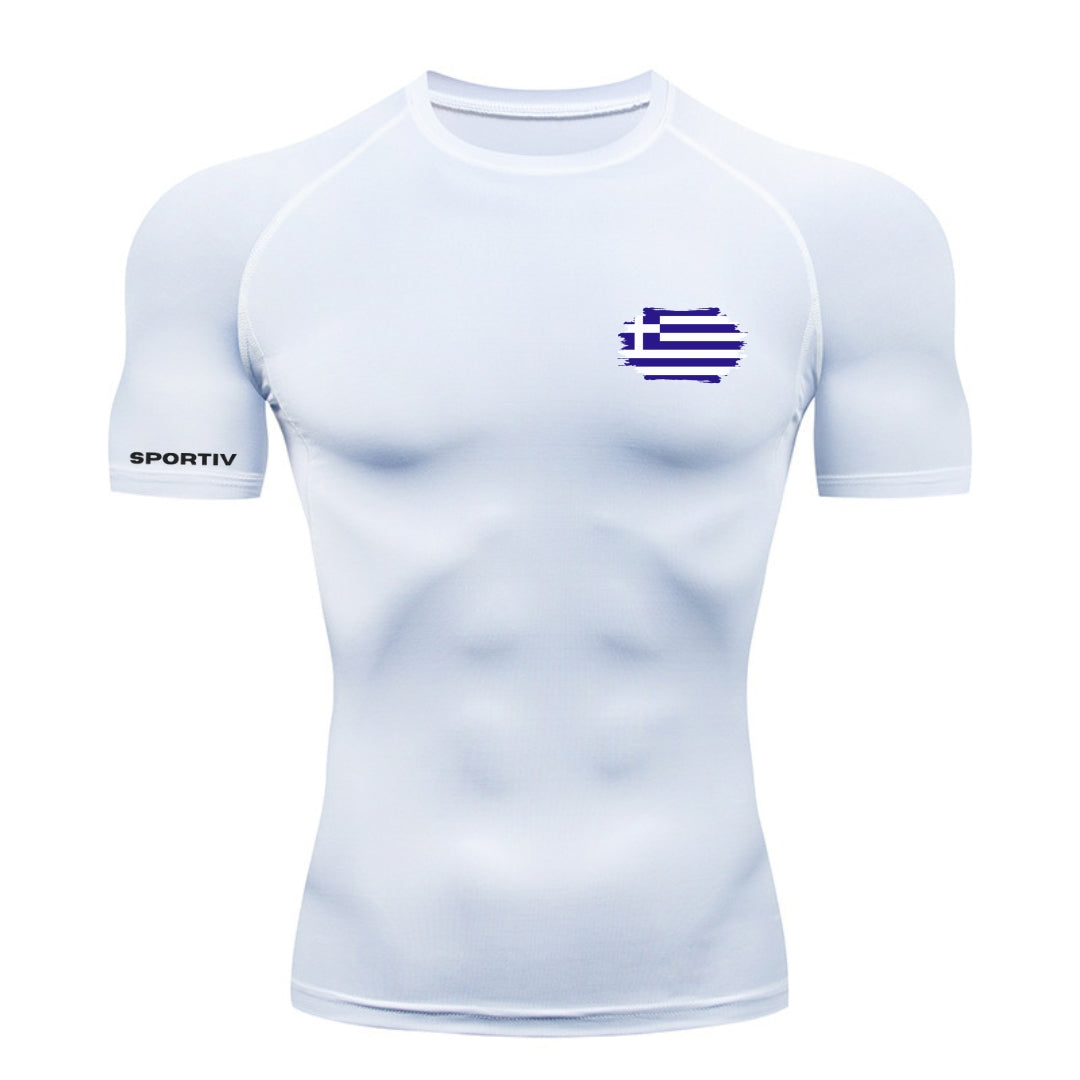 Greece Compression Shirt