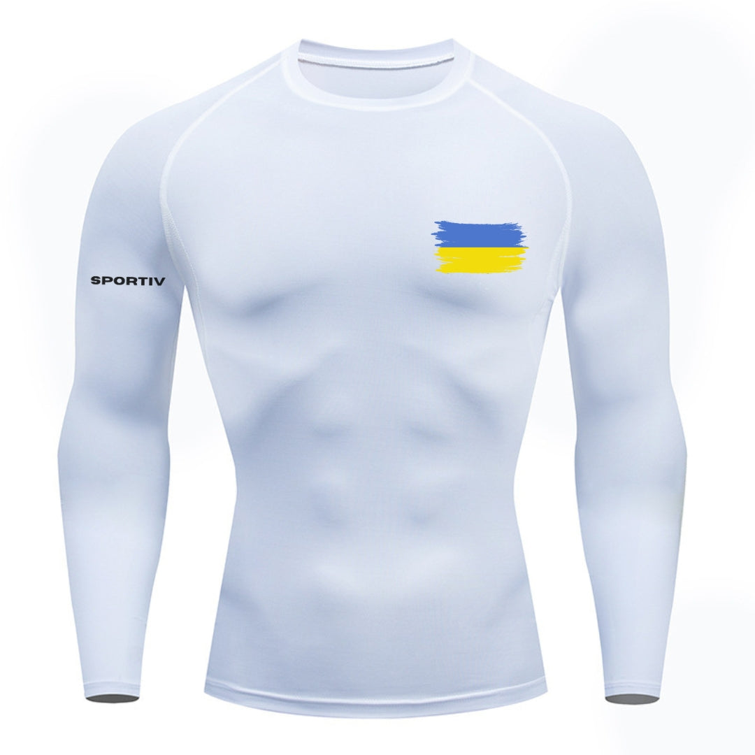 Ukraine Compression Long Sleeve