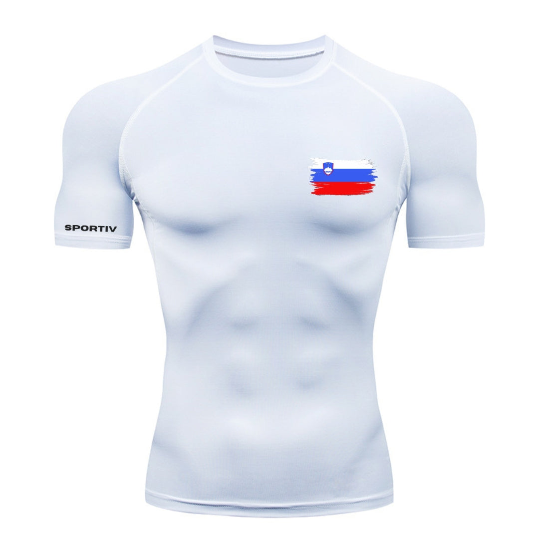 Slovenia Compression Shirt