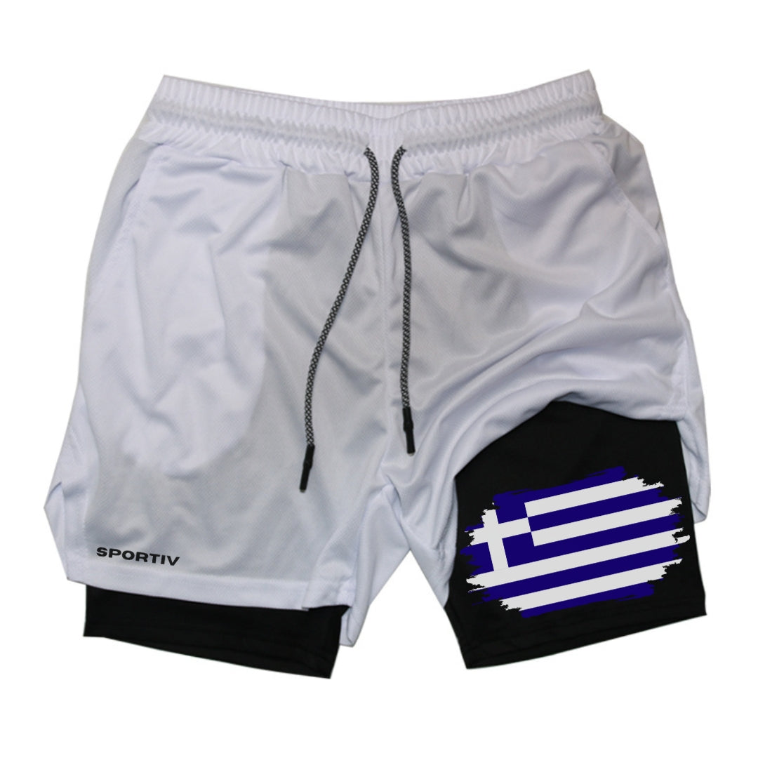 Greece Gym Shorts