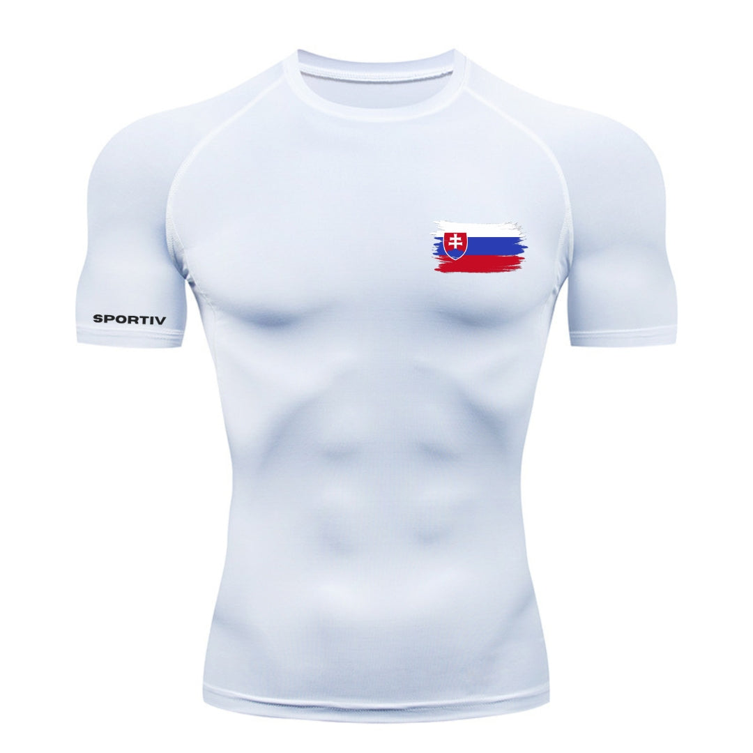 Slovakia Compression Shirt