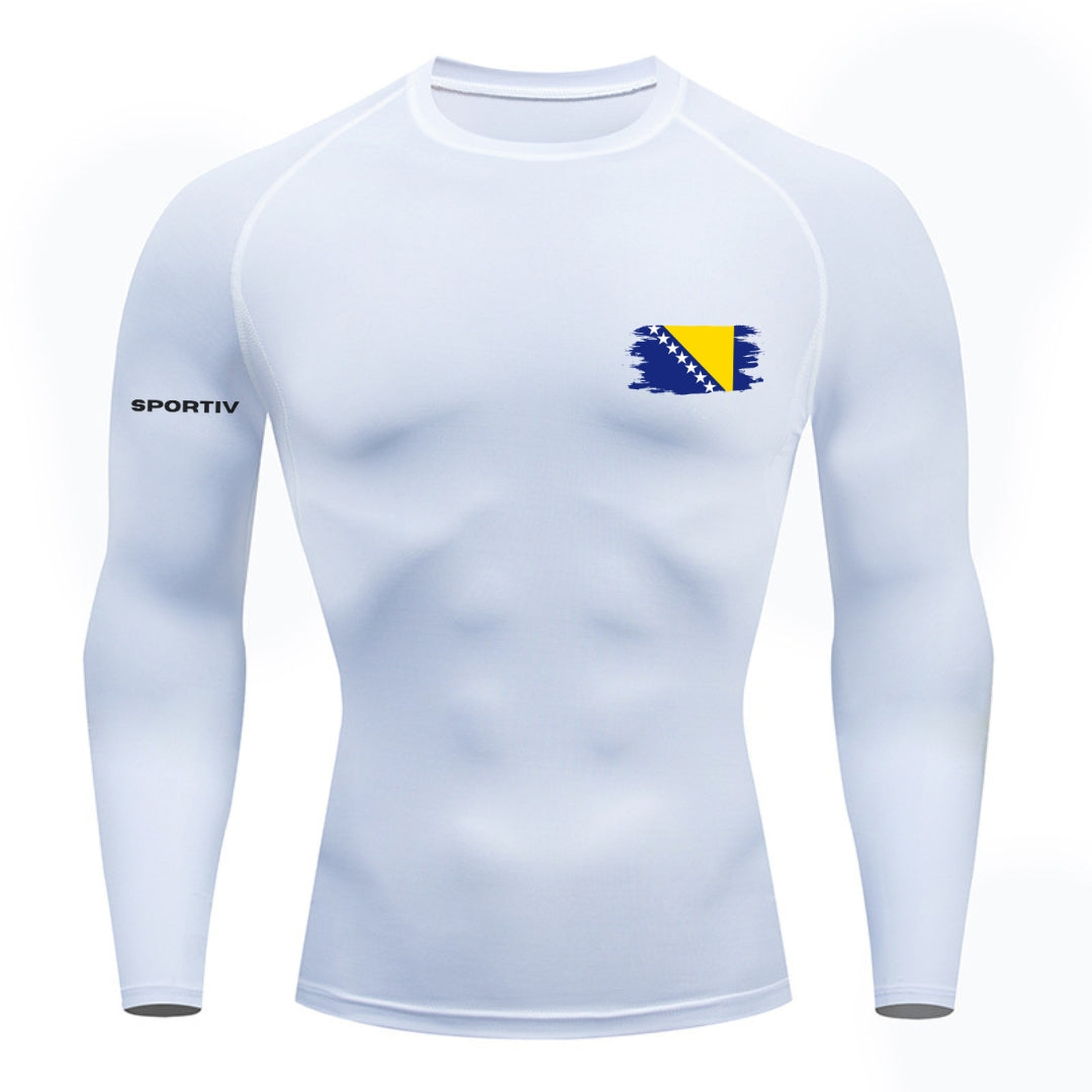 Bosnia Compression Long Sleeve