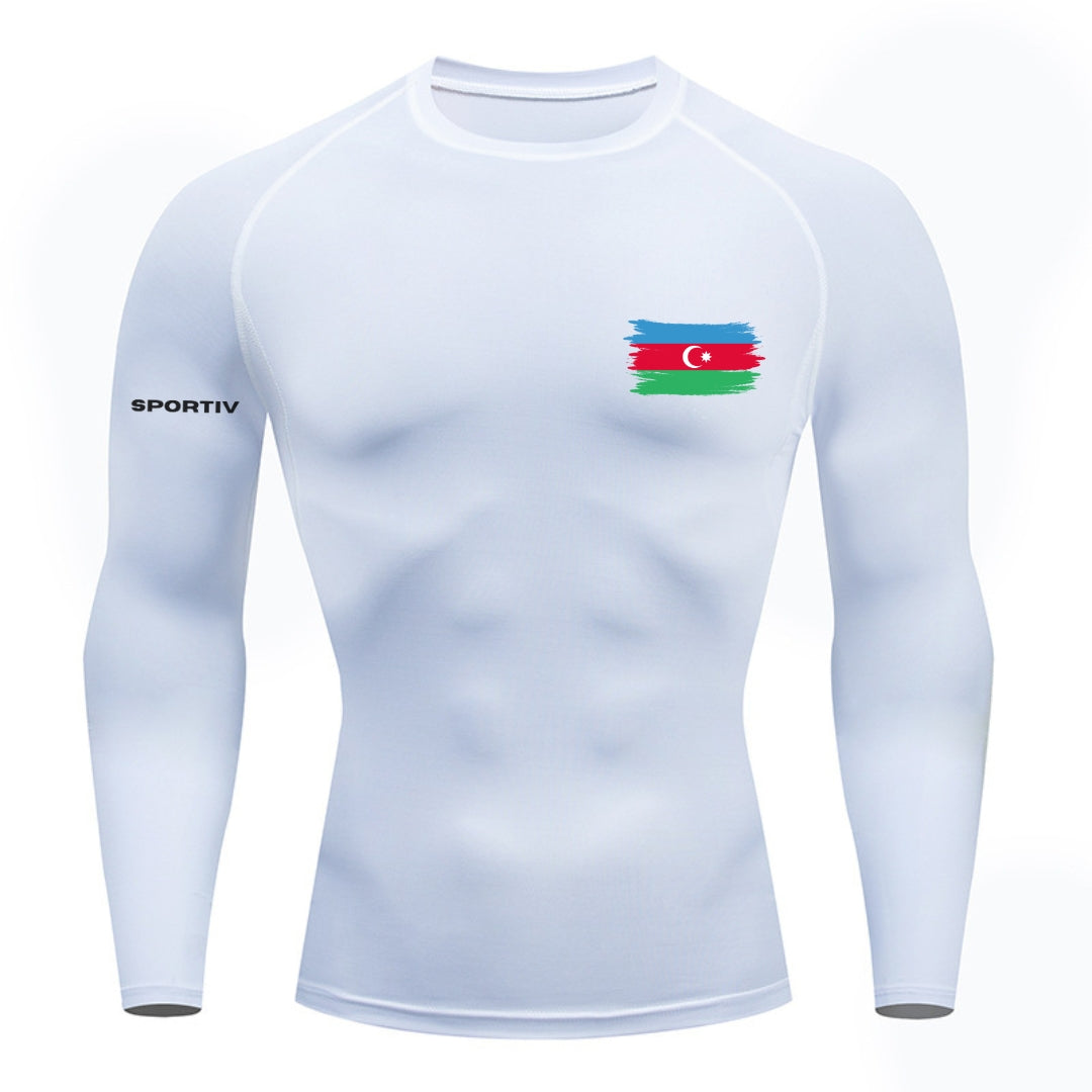 Azerbaijan Compression Long Sleeve